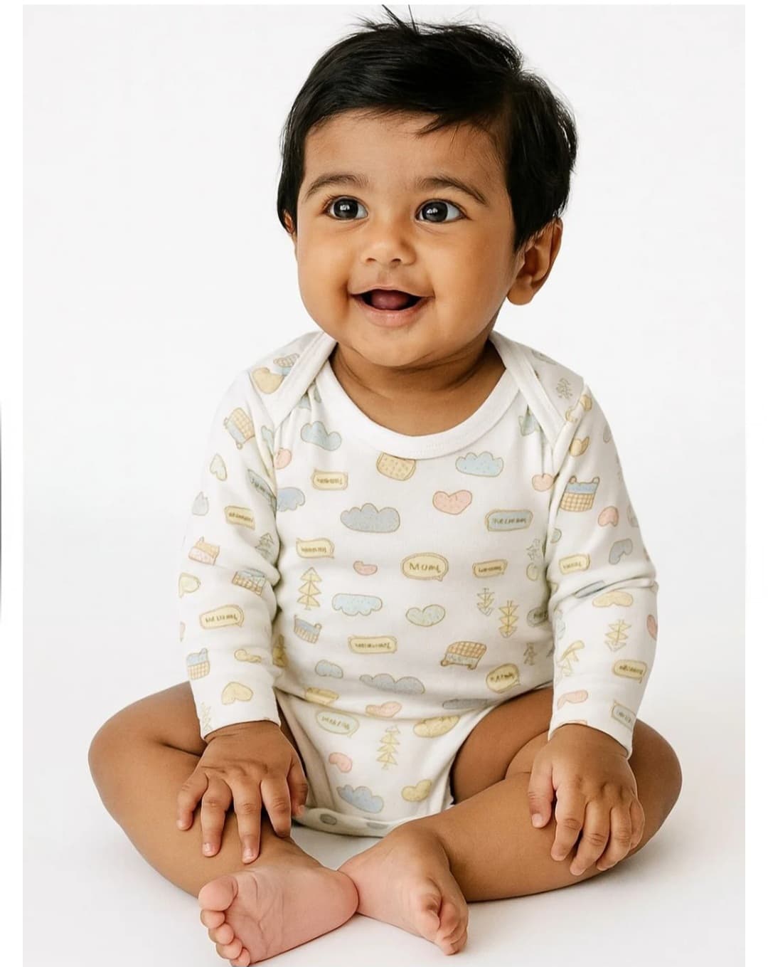 Kids infant wear styling by Roop Darshan, kidswear exporter from India