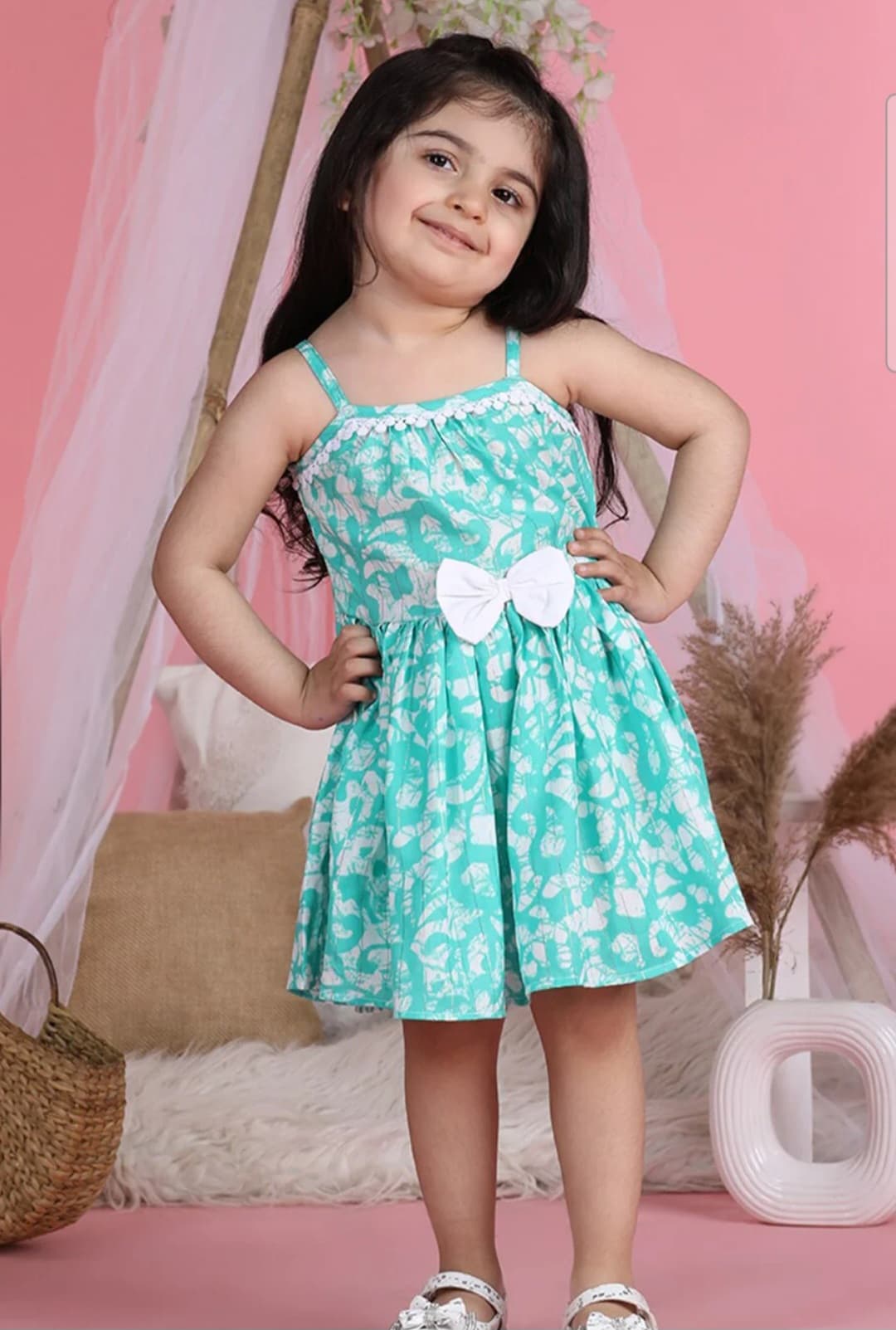 Children's western wear garment detail — Roop Darshan collection