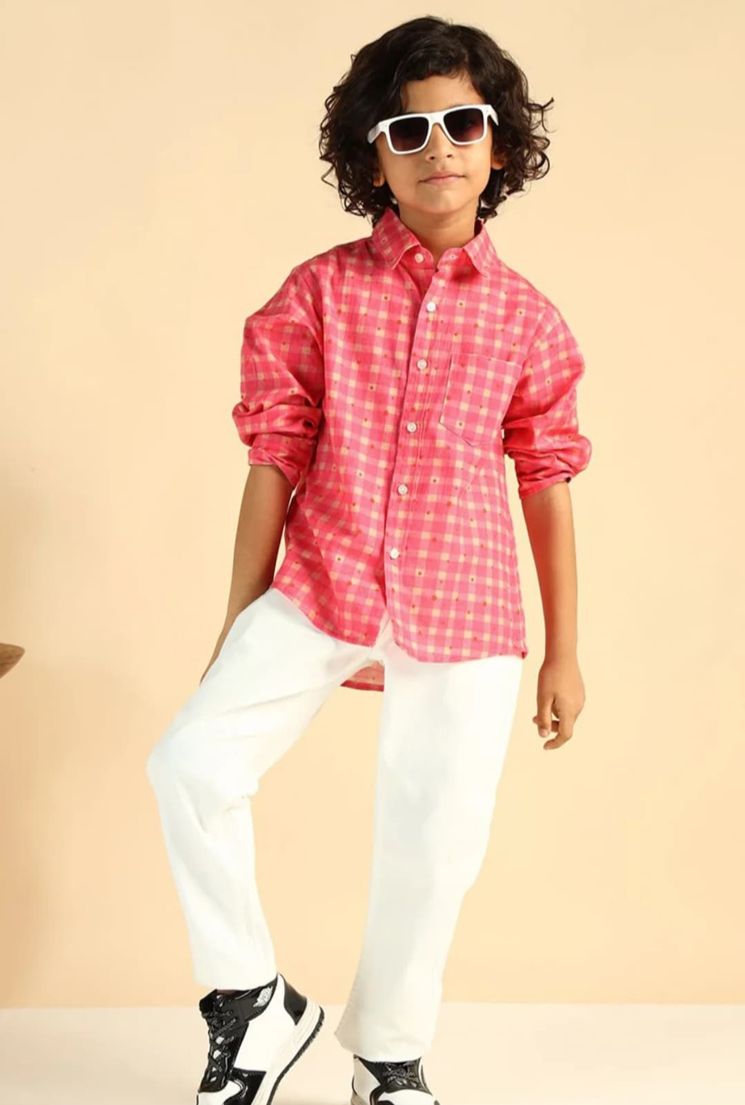 Kids western wear styling by Roop Darshan, kidswear exporter from India